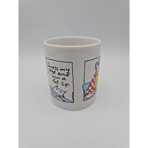Hallmark Shoebox Maxine Coffee Mug "Guess My Age And Win A Fat Lip" 12oz - Picture 2 of 8